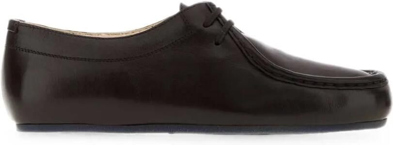 Jil Sander Leren loafers Bruin