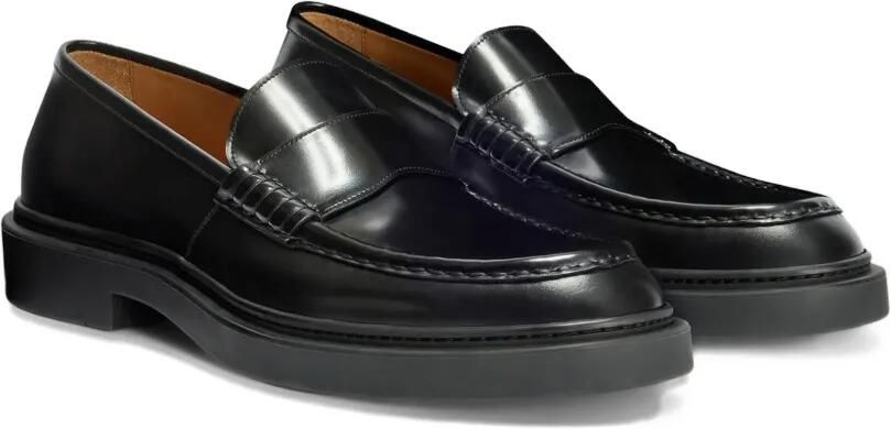 Jil Sander Leren loafers Zwart - Foto 3