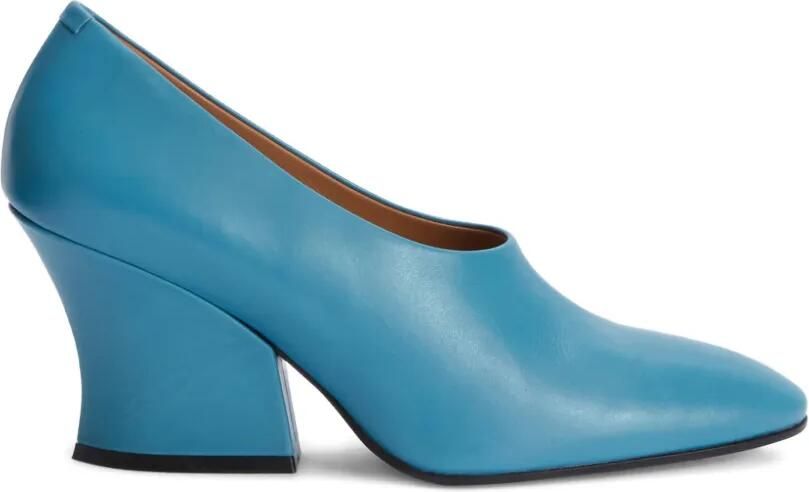 Jil Sander Leren pumps Blauw