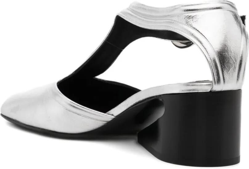 Jil Sander Leren pumps Grijs - Foto 3