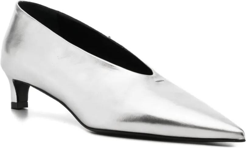 Jil Sander Leren pumps Grijs - Foto 2