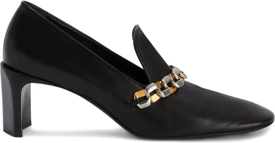Jil Sander Leren pumps Zwart