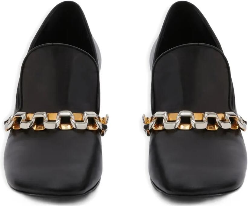 Jil Sander Leren pumps Zwart - Foto 4