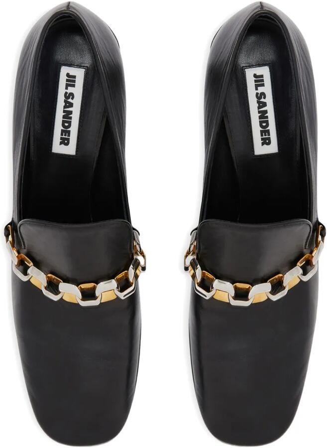 Jil Sander Leren pumps Zwart - Foto 3