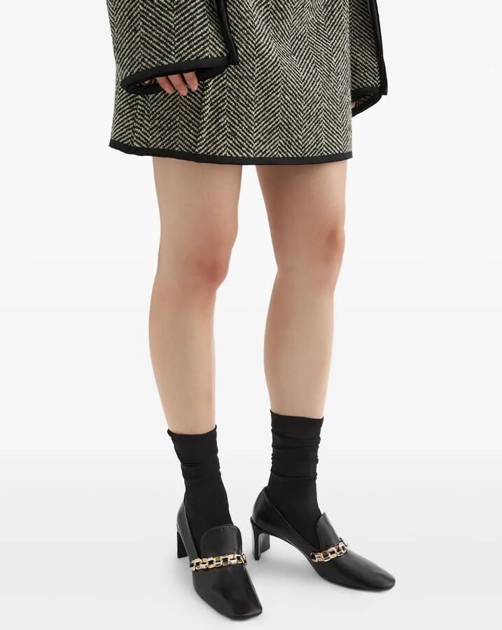 Jil Sander Leren pumps Zwart - Foto 2