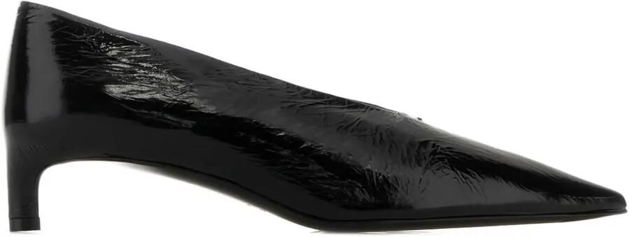 Jil Sander Leren pumps Zwart