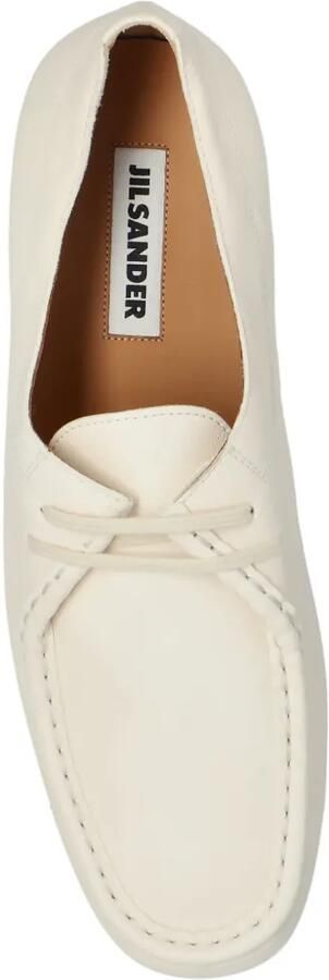 Jil Sander Leren veterschoenen Beige - Foto 3