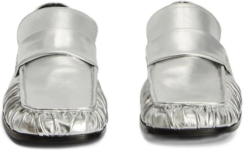 Jil Sander Metallic loafers Grijs