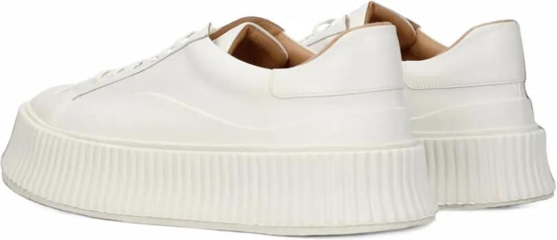 Jil Sander platform leather sneakers Wit - Foto 3