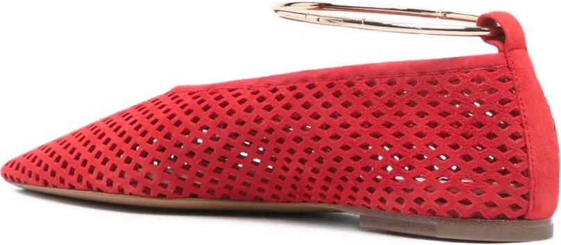 Jil Sander Pumps met enkelbandje Rood - Foto 2