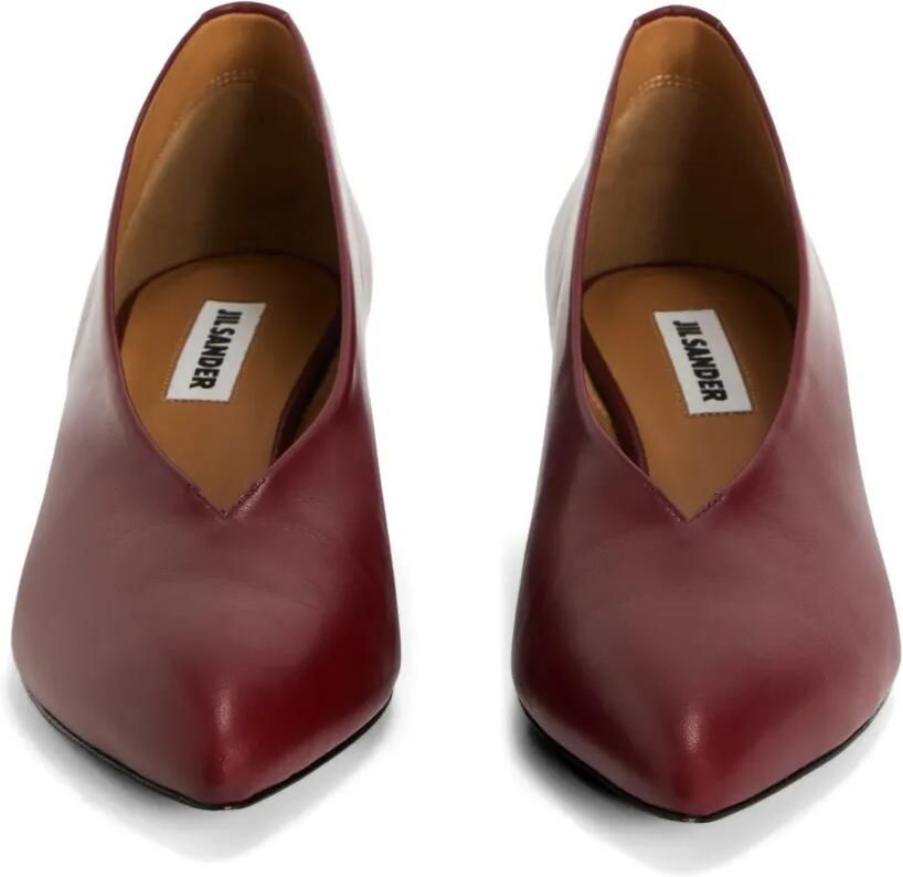 Jil Sander Pumps met puntige neus Rood - Foto 2