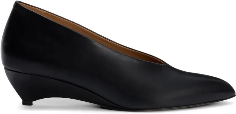 Jil Sander Pumps met puntige neus Zwart