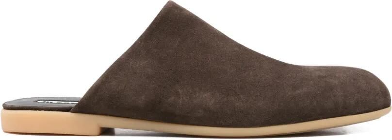 Jil Sander Sandalen met platte zool Bruin
