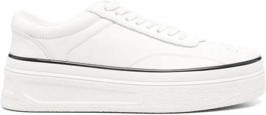 Jil Sander Sneakers met plateauzool Wit