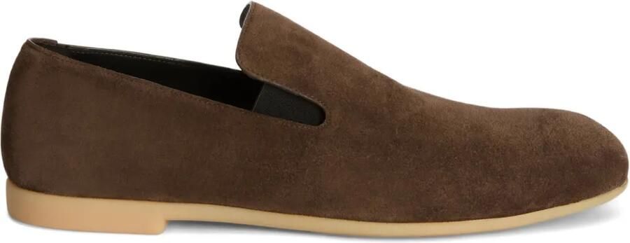 Jil Sander Suède loafers Bruin