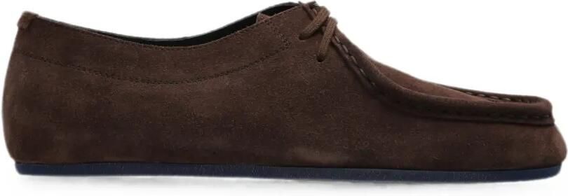 Jil Sander Suède Oxford schoenen Bruin