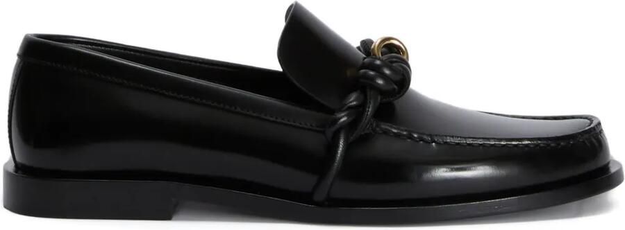Jil Sander Tangle geknoopte loafers Zwart