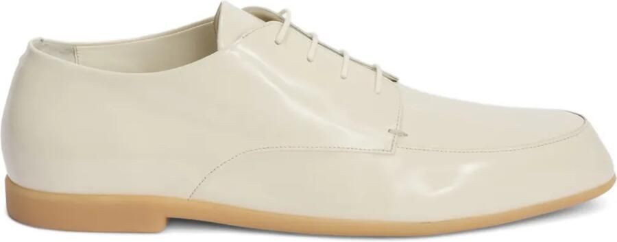 Jil Sander Veterschoenen met ronde neus Beige