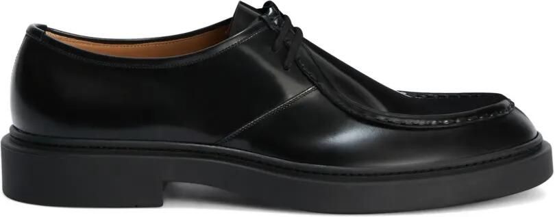 Jil Sander Veterschoenen met ronde neus Zwart