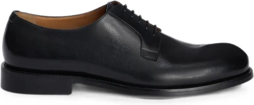 Jil Sander Veterschoenen met ronde neus Zwart
