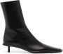 Jil Sander Laarzen met vierkante neus Zwart - Thumbnail 1