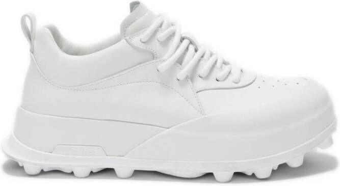 Jil Sander Leren sneakers Wit