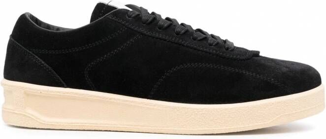 Jil Sander Leren sneakers Zwart