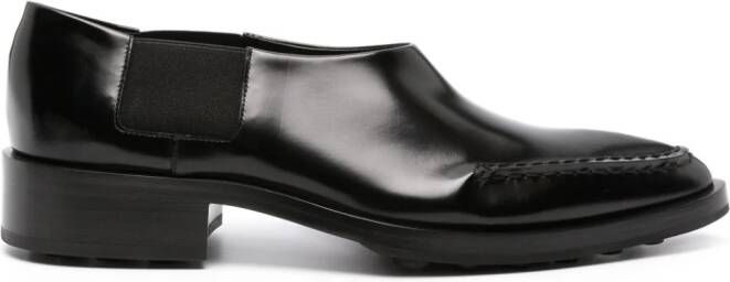 Jil Sander Loafers met puntige neus Zwart