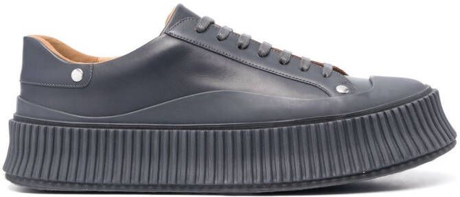 Jil Sander Sneakers met plateauzool Grijs