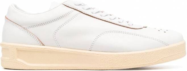 Jil Sander Low-top sneakers met logo Wit