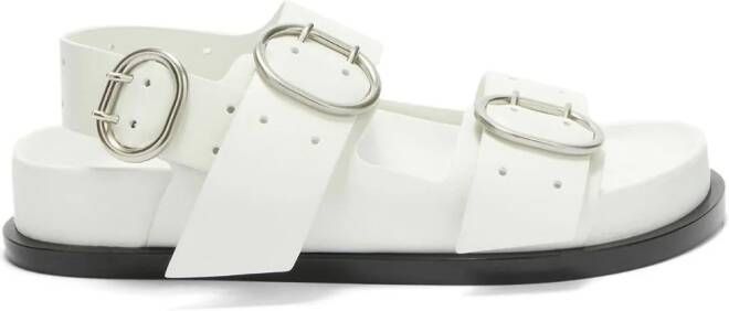 Jil Sander Sandalen met open neus Wit