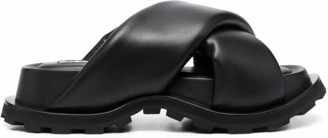 Jil Sander Sandalen met open neus Zwart