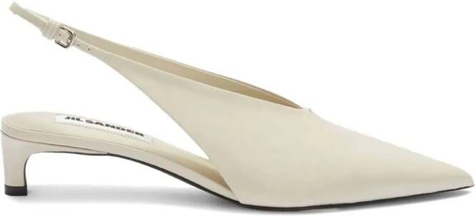 Jil Sander Slingback pumps Beige