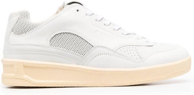 Jil Sander Sneakers met vlakken Wit