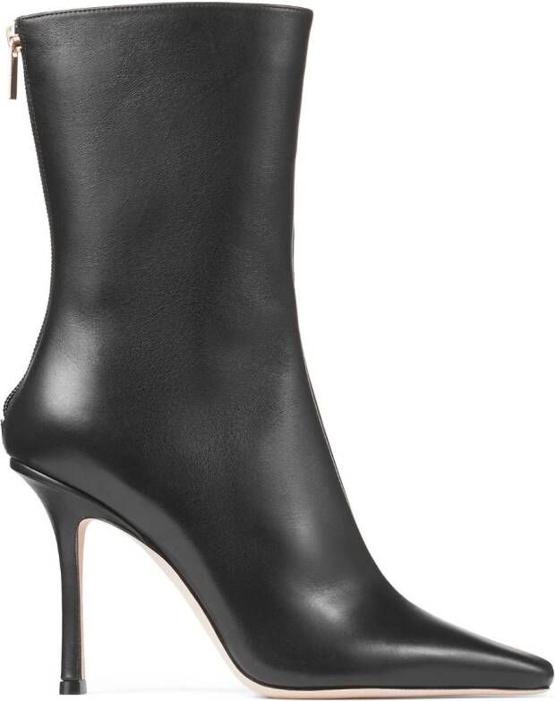 Jimmy Choo Agathe laarzen met puntige neus Zwart