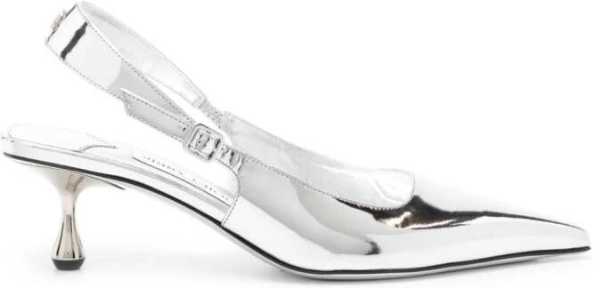 Jimmy Choo Amal metallic pumps Zilver