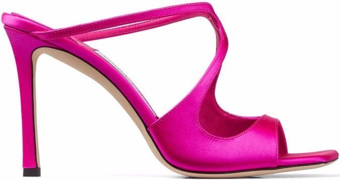Jimmy Choo Anise sandalen met vierkante neus Roze