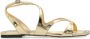 Jimmy Choo Ayla metallic sandalen Goud - Thumbnail 1