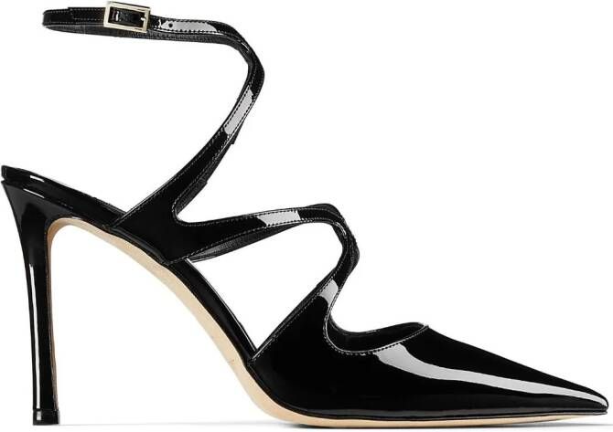 Jimmy Choo Azia lakleren pumps Zwart