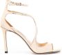 Jimmy Choo Azia metallic sandalen Goud - Thumbnail 1