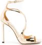 Jimmy Choo Azia sandalen met metallic-effect Goud - Thumbnail 2