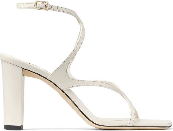 Jimmy Choo Azie leren sandalen Wit