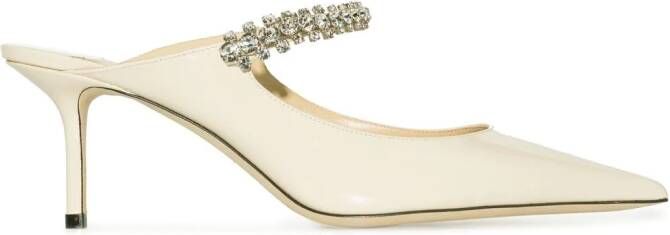 Jimmy Choo Bing 65 muiltjes Beige