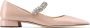 Jimmy Choo Bing ballerina's met kristallen gesp Roze - Thumbnail 1