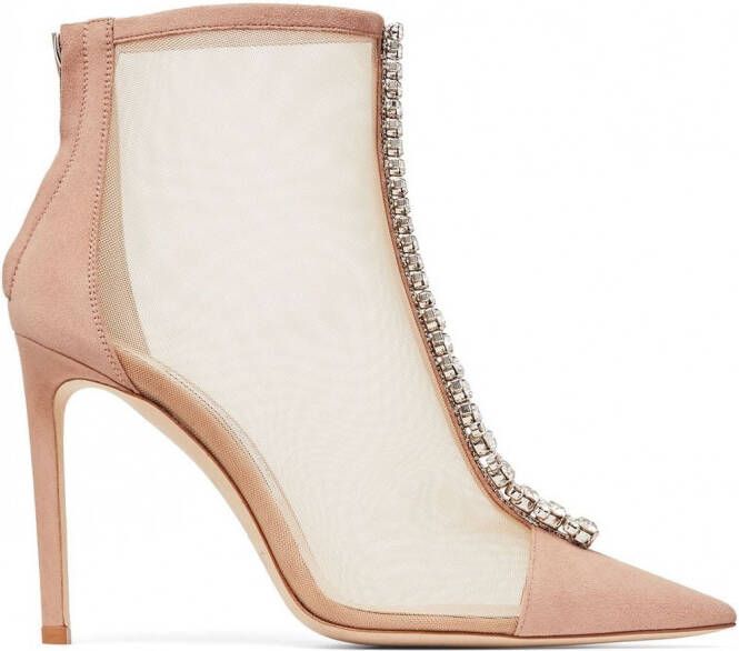 Jimmy Choo Bing enkellaarzen Roze