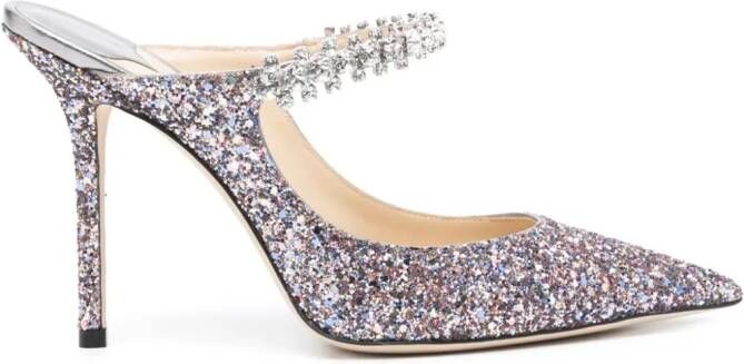 Jimmy Choo Bing muiltjes met glitter Roze