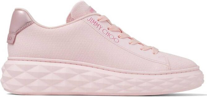 Jimmy Choo Diamond Light Maxi F sneakers Roze