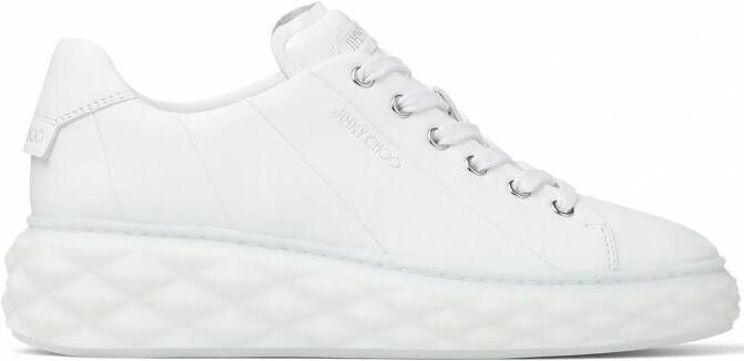 Jimmy Choo Diamond Light Maxi F sneakers Wit
