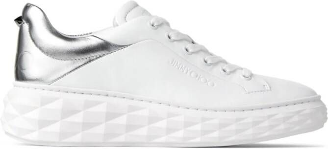 Jimmy Choo Diamond Light Maxi F sneakers Wit