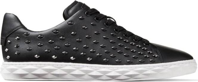 Jimmy Choo Diamond Light sneakers verfraaid met studs Zwart